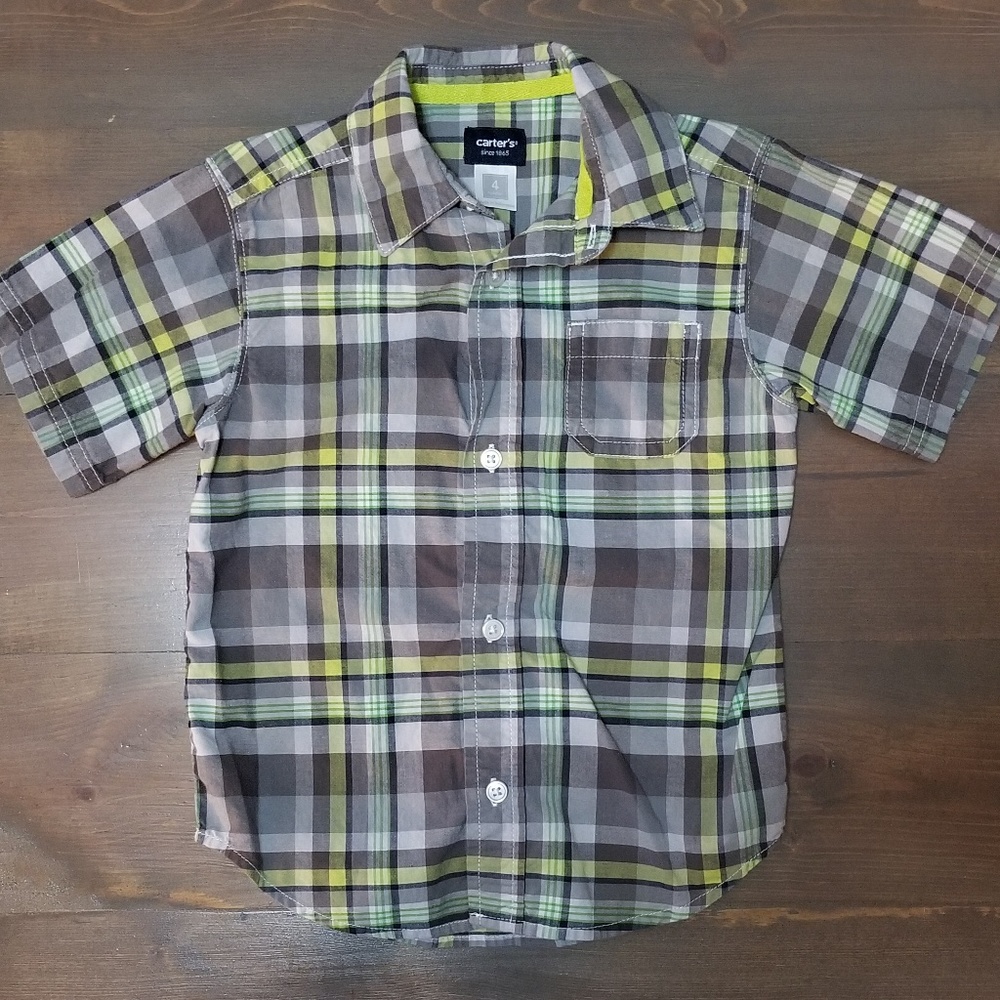 Carter's Boys Plaid Shirt